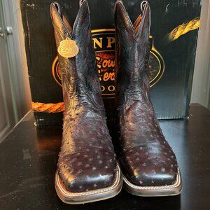Dan Post Men's Alamosa Square Toe Boot - Black Cherry